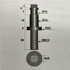 180.1-AA-007 - Prewash Regulation Screw 180.1-AA-007 - Prewash Regulation Screw